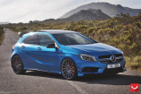 Cool Blue: Mercedes A45 AMG auf 20-Zöller: Großartiges Rad für einen großartigen Sportwagen