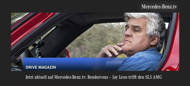 Jay Leno bei Mercedes-Benz.tv: Der Talkshow Host testet den SLS 