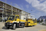 Unimog at work: Einsatz im Gerüstbau: Seit über 30 Jahren vertraut Gerüstbau Schneider GmbH auf Unimog und den Service der Generalvertretung