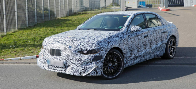 Mercedes-AMG Erlkönig Premiere: Erste Bilder vom Mercedes-AMG E-Klasse EQ