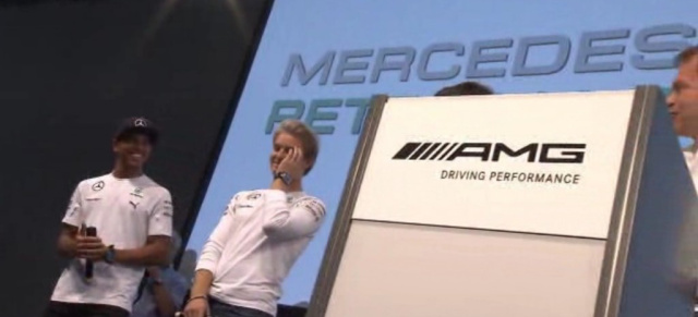 Hausbesuch: Hamilton und Rosberg besuchen Mercedes AMG (Video): Vor dem Hockenheim-Grand Prix am 20. Juli statten die Silberpfeil-Piloten der AMG-Zentrale in Affalterbach einen Besuch ab