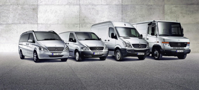 Mercedes-Benz: Trendwende bei den Transportern! : Geschäftsjahr 2009 lief für Mercedes-Benz Transporter besser als erwartet