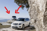 Upps, offizielles Foto von der  neuen Mercedes G-Klasse durchgesickert : Bei der Premiere des Mercedes-Benz GLK ließ sich auch die neue G-Klasse blicken
