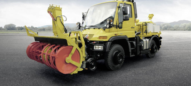 Unimog at work: zweigleisig fährt man besser : 2-Wege-Unimog auf der InnoTrans 2012 in Berlin