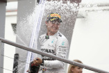 Heimsieg: Nico Rosberg gewinnt den Großen Preis von Deutschland 2014: Der Silberfpeil-Pilot triumphiert in Hockenheim. Lewis Hamilton fährt auf den dritten Platz