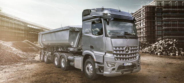 Mercedes-Benz Trucks auf der bauma 2025 (07. - 13.04.2025): Zukunft des Bauverkehrs