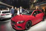 Premiere der neuen Mercedes-Benz A-Klasse: Debüt in Amsterdam: Livebilder von der A-Klasse W177