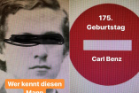Irritationen zum 175. Geburtstag von Carl Benz: Peinliche Panne: Hat Mercedes-Benz das Carl-Benz Jubiläum übersehen?