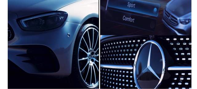 Vorgucker: Mercedes-Benz E-Klasse W213 MoPf: Teaser-Video II: Das E-Klasse Facelift zeigt Details