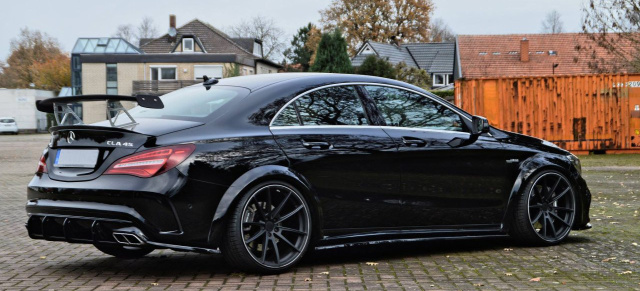 Mercedes-Benz CLA Tuning: Racestyle: Ingo-Noack-Kit für den Mercedes-Benz CLA