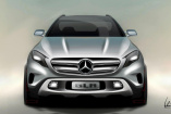 Concept GLA - Preview!: Ein Design-Sketch zum neuen Kompakt-SUV