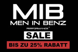 Bis zu 25% auf T-Shirts und Hoodies: Große SALE-Aktion im MIB - Men In Benz Performance® Shop