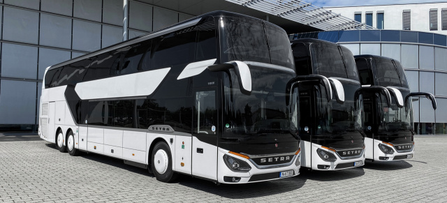 Busunternehmen setzen weiterhin auf Setra Doppelstockbusse: Hoch hinaus mit Setra