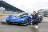 Was macht eigentlich Ex-Formel-1-Weltmeister Nico Rosberg?: Nico Rosberg testet Elektro-Sportwagen Volkswagen ID.R