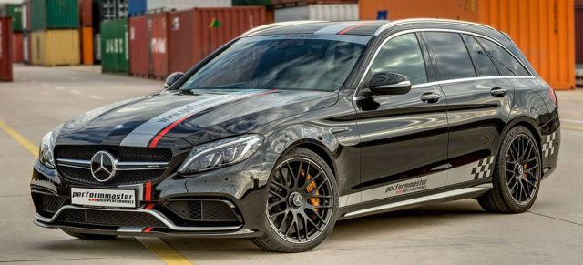 Mercedes-AMG C63 T-Modell Tuning: Performmaster boostet den C63 S Kombi auf 612 PS