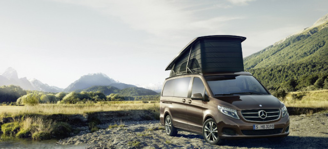  Mercedes-Benz:  Caravan-Motor-Touristik 2015 : Die Marke mit dem Stern präsentiert sich auf der weltweit größten Publikumsmesse für Tourismus und Freizeit in Halle 5 auf dem Stand B11.