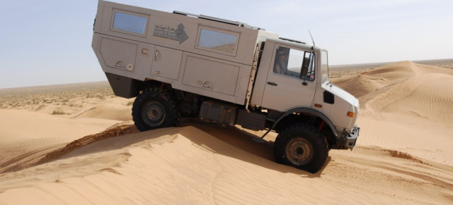 UNIMOG FÜR DIE WÜSTE(N)-TOUR: Langer & Bock U463.H auf Unimog U1550L 