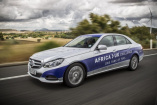 1.968 km mit einer Tankfüllung: Mercedes-Benz E 300 BlueTEC HYBRID: Sparfahrt von Afrika nach Großbritannien - 3,1 Liter /100km Verbrauch