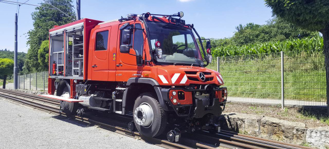 InnoTrans 2018 (18.09.-21.09.): Unimog präsentiert sich für den Einsatz auf Straße und Schiene