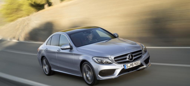 Sauber gemacht: Die neue Mercedes C-Klasse glänzt mit hoher Umweltverträglichkeit: TÜV-Umweltzertifikat: Die neue C-Klasse glänzt mit einer beispielhaften Umwelt-Bilanz