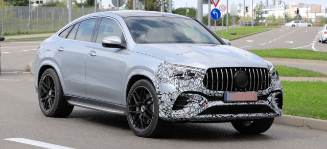 Mercedes-AMG Facelift erwischt: Spy Shot: Mercedes-AMG GLE 53 Coupè (C167) MoPf