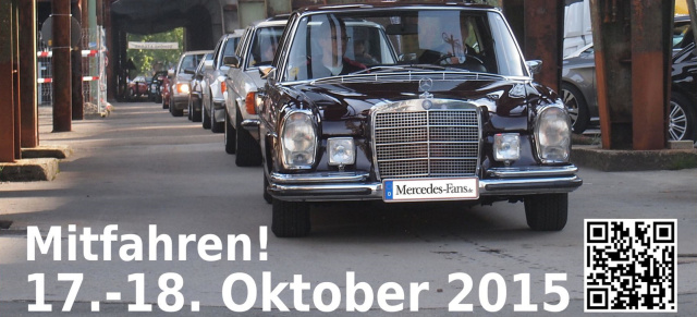 17.-18. Oktober: MIB-Rallye: Idee "Men in Benz-Rallye" - eine Rallye für alle mit Stern