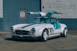 SEMA STAR: Mercedes 300 SL auf Tesla Model 3 Basis: Mercedes Hybrid - aber irgendwie anders