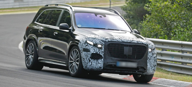 Mercedes-Maybach Erlkönig erwischt: Spy Shot: Aktuelle Bilder vom Mercedes-Maybach GLS Facelift II