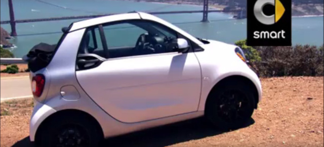 Erstes Video: smart fortwo Cabriolet: Der offene smart zeigt sich zum ersten Mal offiziell