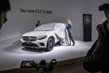 Premiere in New York: Live Bilder vom GLC Coupé Debüt: Bilder von der Weltpremiere des Mercedes-Benz GLC Coupé am Vorabend der New York International Auto Show 2016